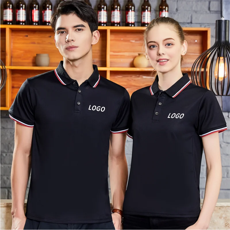 Top Trends: Polo Shirt With Embroidered Logo Printed On Men's Cheap Tops Customized Logo Inscription For Shirts Summer Casual Clothing DIY Shoppable Styles - Image 6