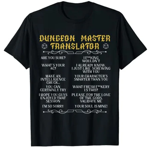 Top Trends: Gaming Master Tabletop Board Game RPG Gamer Gaming Dungeon T-Shirt Gifts Funny Game-Geeks Graphic Tee Tops Short Sleeve Blouses Shoppable Styles