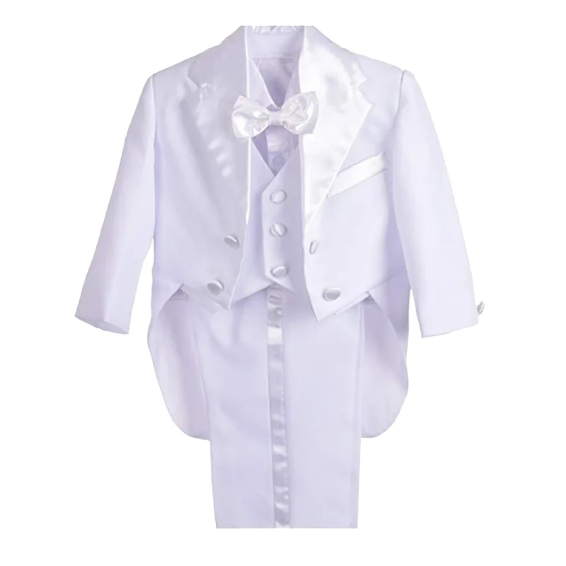 Top Trends: Boys Wedding Birthday Party Blazer Tuxedo Baby Boy Christening Outfit Coat Shirt Pant Vest BowTie Gentleman Suit Baptism Clothes Shoppable Styles