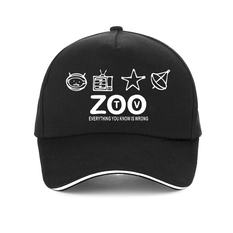 Top Trends: New U2 Design Summer Men Baseball Cap Fashion Zooropa Album Woman Hip Hop Hat Casual Outdoors Adjustable Snapback Hats Shoppable Styles