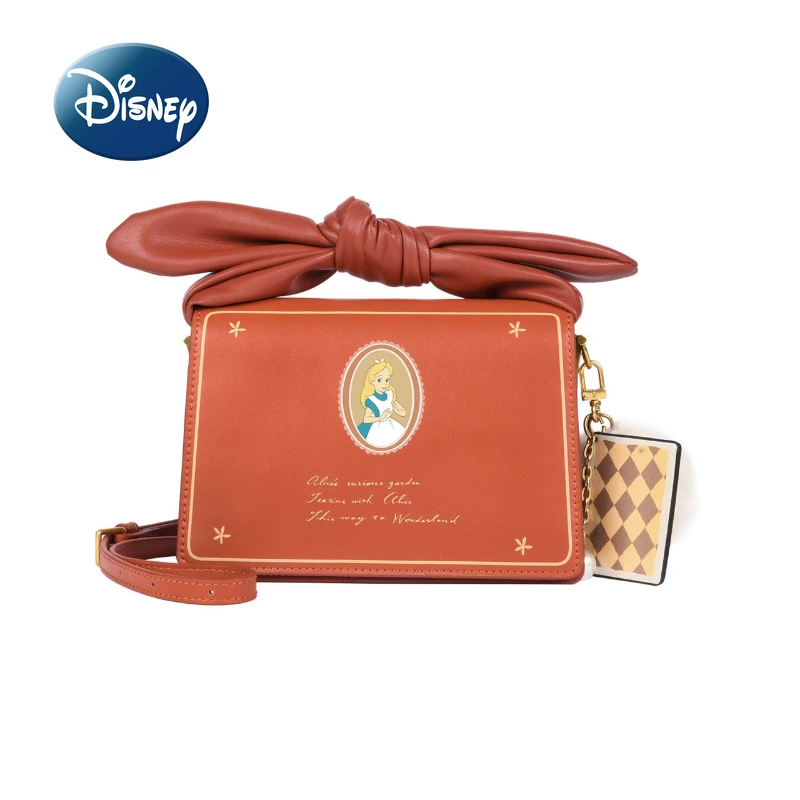 Top Trends: Disney Princess Alice Original Women's Bag Luxury Brand New Women's Hand Newsletter Cartoon Fashion Trend JK Style Oblique Bag Shoppable Styles