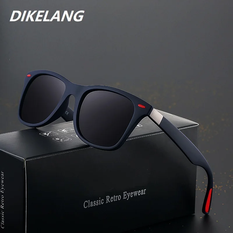 Top Trends: Luxury Men's Women Square Polarized Sunglasses For Men Brand Designer Vintage Driving Fishing Sun Glasses Male UV400 Man Eyewear Shoppable Styles