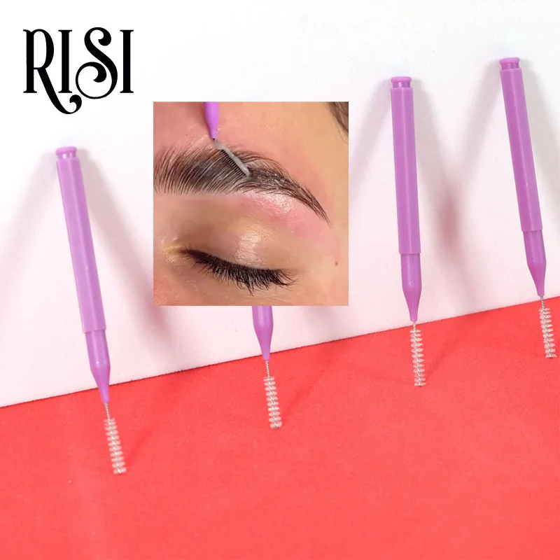 Top Trends: RISI 10pcs / Bag Brow Perm Brush Mini Brow Lifting Brush Lifting Brushes Brow Lift Tools Brow Lift Brush Shoppable Styles