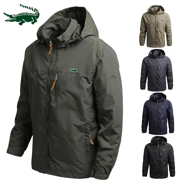 Top Trends: High Quality Men&#039;s Sports Zipper Hooded Embroidered Jacket Jacket 2023 New Spring And Autumn Outdoor Mountaineering Jacket Shoppable Styles