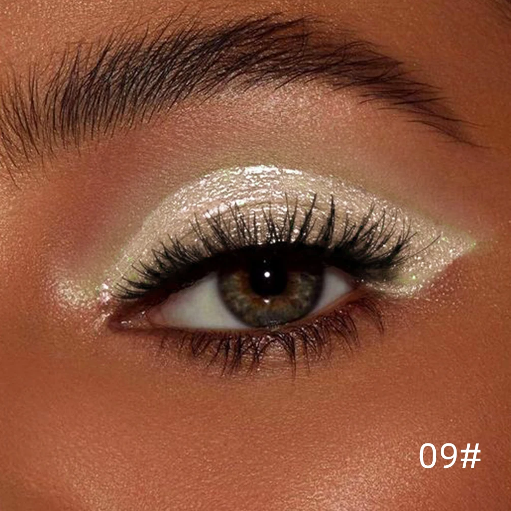 Top Trends: QIBEST Glitter Liquid Eyeshadow Long Lasting Pearlescent Shiny Eye Shadow Sequins Lying Silkworm Shimmer Eyes Makeup Cosmetics Shoppable Styles