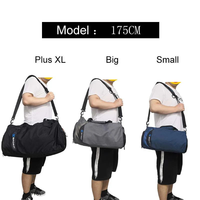 Top Trends: IX Plus XL Large Gym Bag Fitness Bags Wet Dry Training Tas Women Men Yoga Sac De Sport For Shoes 2019 Gymtas Travel Sack XA23WA Shoppable Styles - Image 5