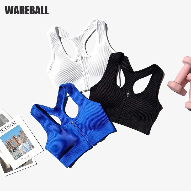 Top Trends: Sports Bra Crop Top Zipper Fitness Women Sportswear Sport Top Bras For Fitness Gym Female Running Push Up Yoga Workout Bra Shoppable Styles