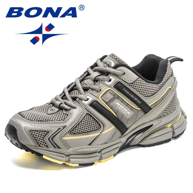 Top Trends: BONA 2023 New Designers Light Running Jogging Mesh Shoes Breathable Comfortable Men Sneaker Casual Outdoor Sport Shoes Man Mesh Shoppable Styles