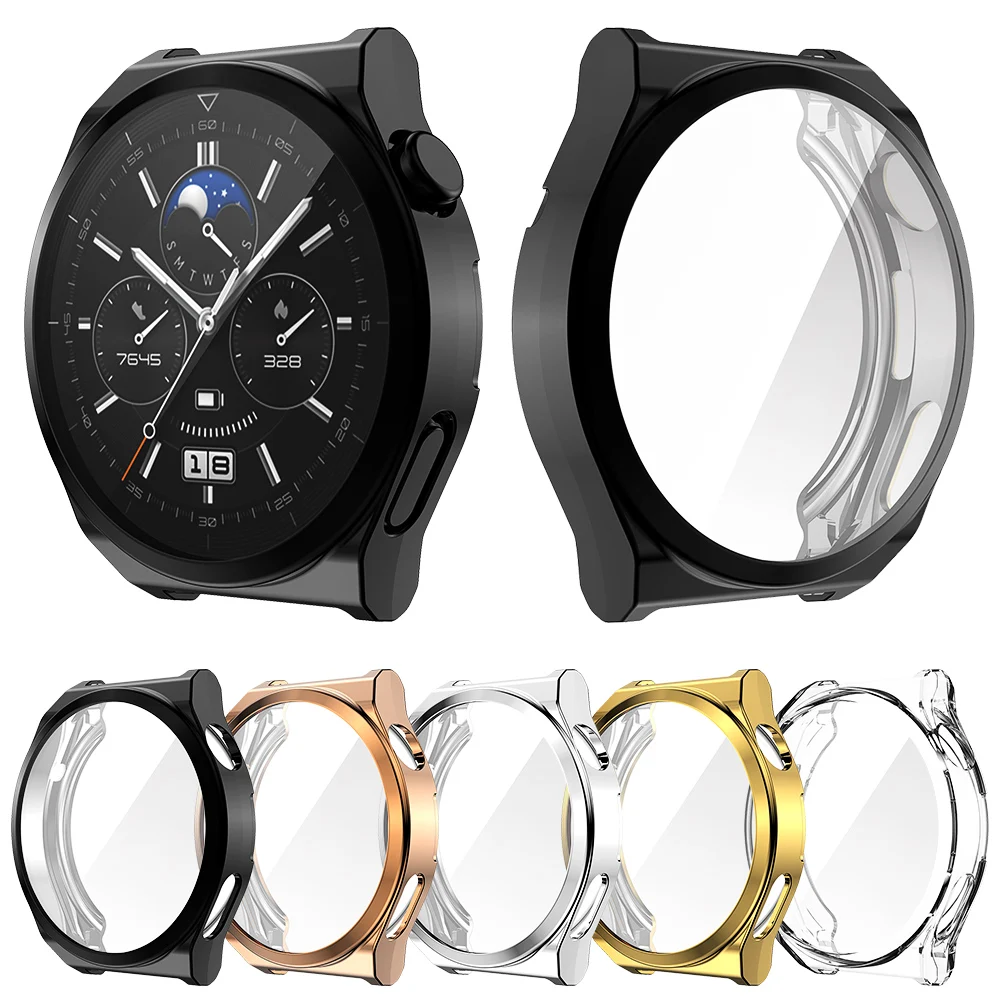 Top Trends: Flexible Screen Protector Case For Huawei Watch GT 3 4 Cover GT3 Pro 46mm 42mm 43mm Scratch-resistant Bumper Lightweight Shell Shoppable Styles