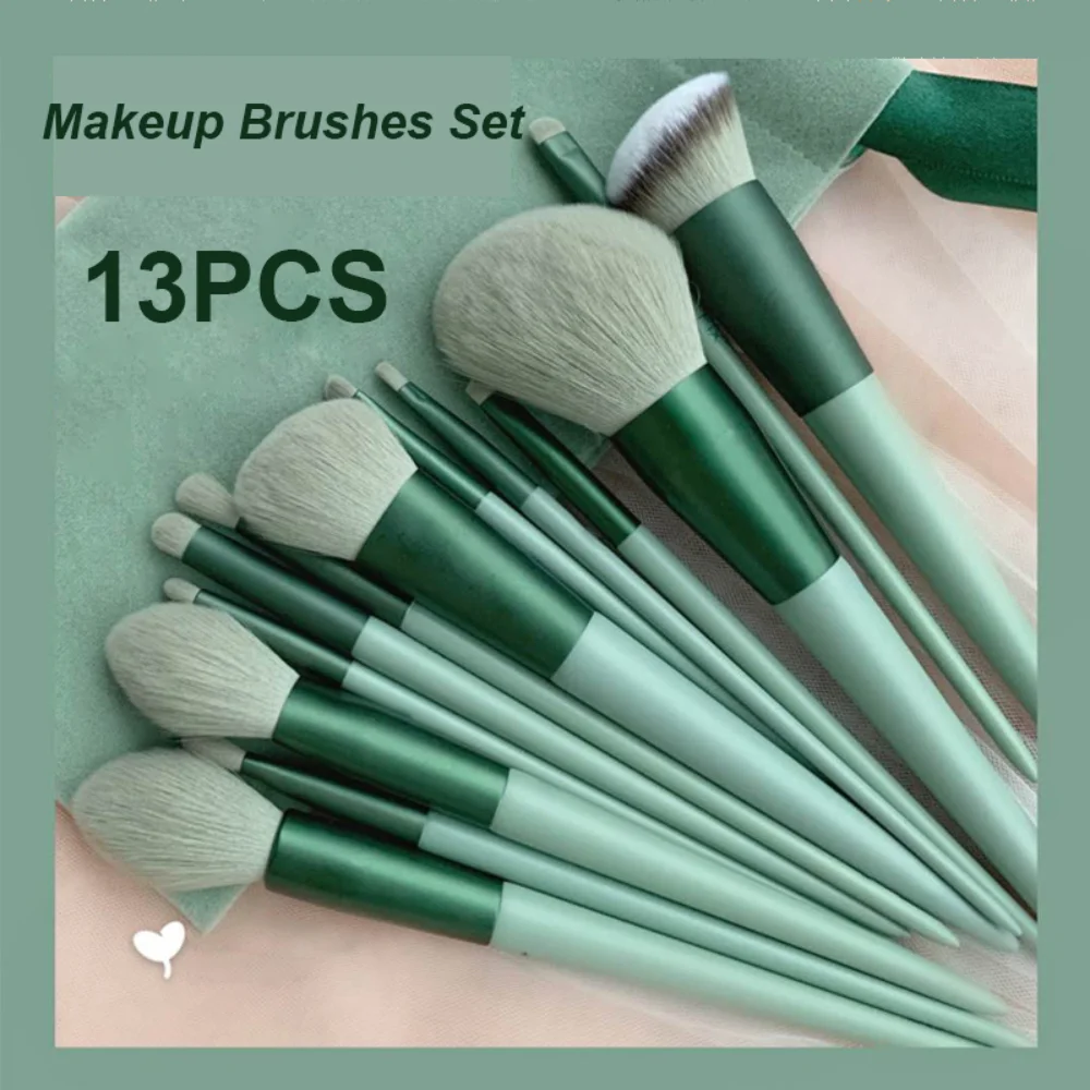 Top Trends: 13Pcs Makeup Brush Set Make Up Concealer Brush Powder Brush Eye Shadow Highlighter Foundation Brush Soft Cosmetic Beauty Tools Shoppable Styles