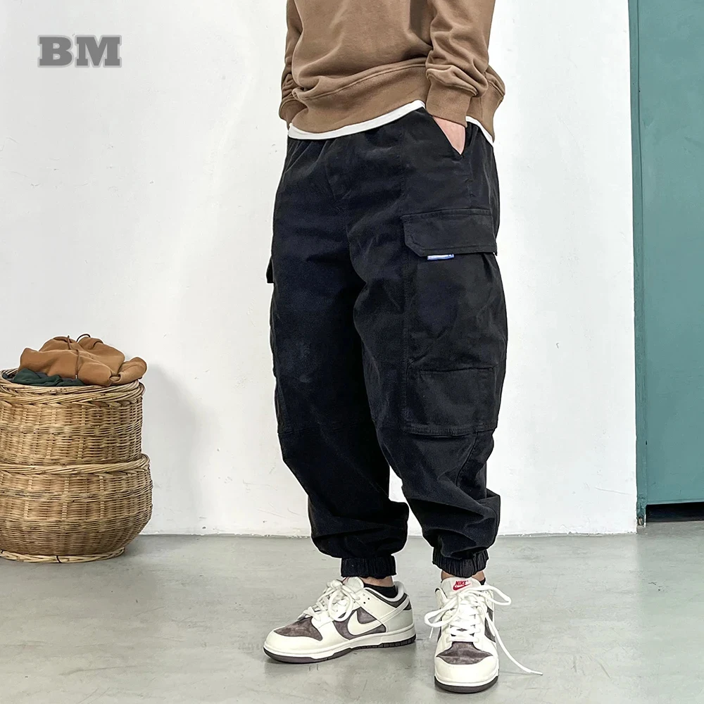 Top Trends: High Quality Streetwear Cargo Pants Men Clothing Japanese Harajuku Casual Jogging Pants Tactical Joggers Loose Hip Hop Trousers Shoppable Styles