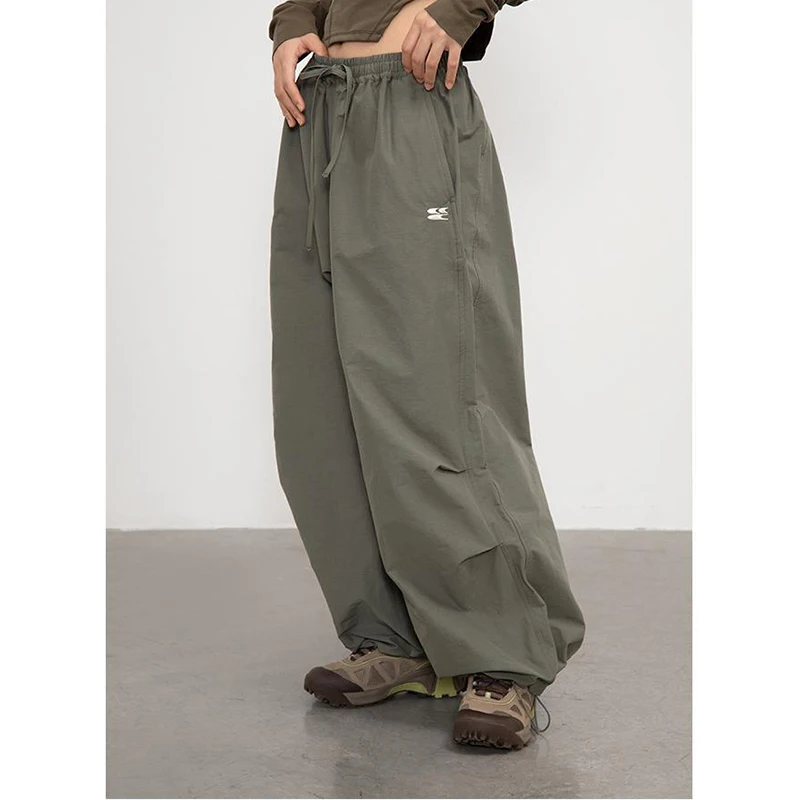 Top Trends: Deeptown Y2k Harajuku Vintage Parachute Pants Women Oversize Baggy Hippie Streetwear Pleated Joggers Trousers Kpop 90s Aesthetic Shoppable Styles