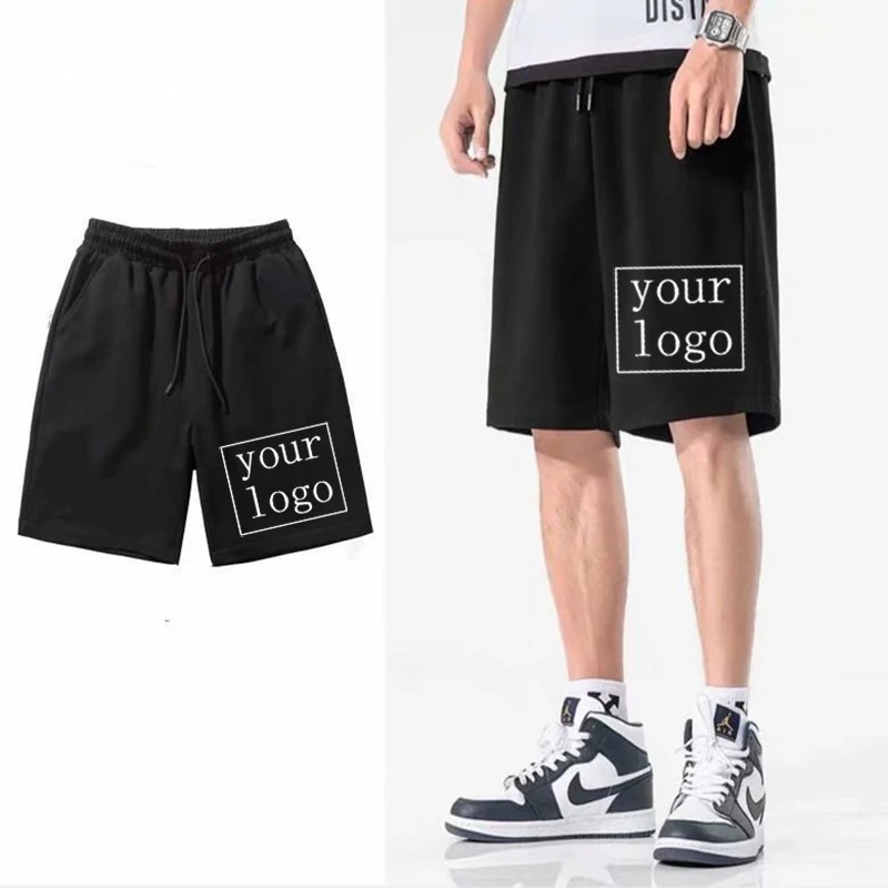 Top Trends: New Custom Print Text Logo Picture Diy Shorts Men's Casual Beach Shorts Customize Logo Personalized Jogging Shorts DropShipping Shoppable Styles