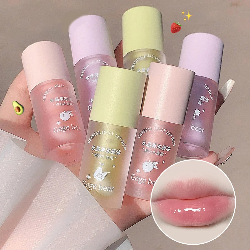 Top Trends: 4g Makeup Crystal Jelly Lip Oil Hydrating Plumping Lip Coat Lipstick Lip Gloss Tinted Clear Lip Make Up For Women Cosmetics Shoppable Styles