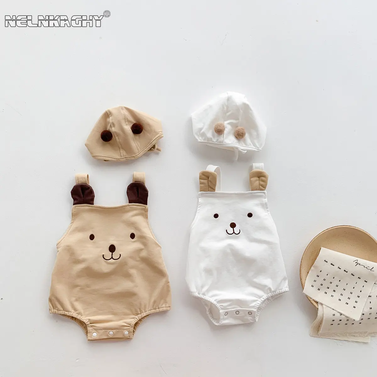 Top Trends: 2023 New In Summer Infant Newborn Baby Girls Boys Cartoon Bear Print Outfits Kids Cotton Jumpsuits Gift Hat Bodysuits Shoppable Styles