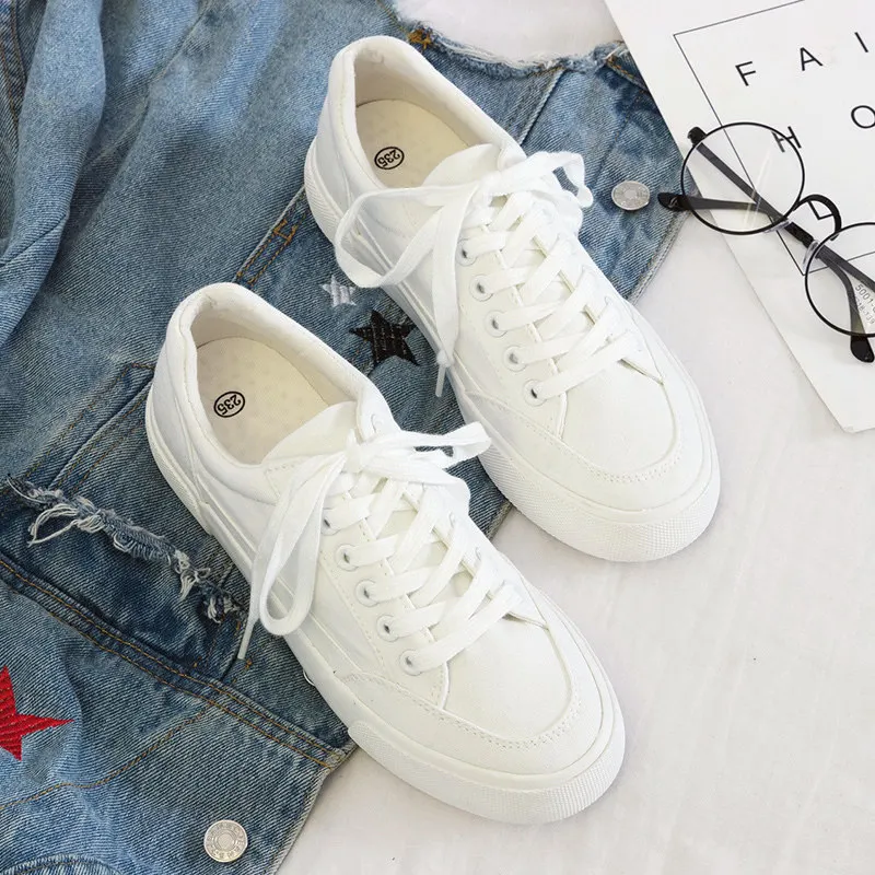 Top Trends: Men's Sneakers Men Off White Shoes Classic Casual Breathable Platform Skateboards Fashion Lace Up Canvas Shoes Zapatillas Hombre Shoppable Styles - Image 5