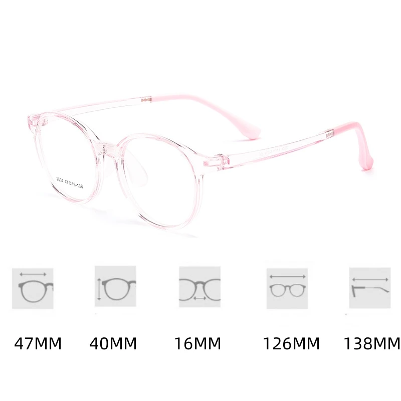 Top Trends: FIRADA Fashion Girl Eyeglasses Boy Vintage Comfortable Transparent Eyewear Optical Prescription Glasses Frame Children 2604ET Shoppable Styles - Image 5