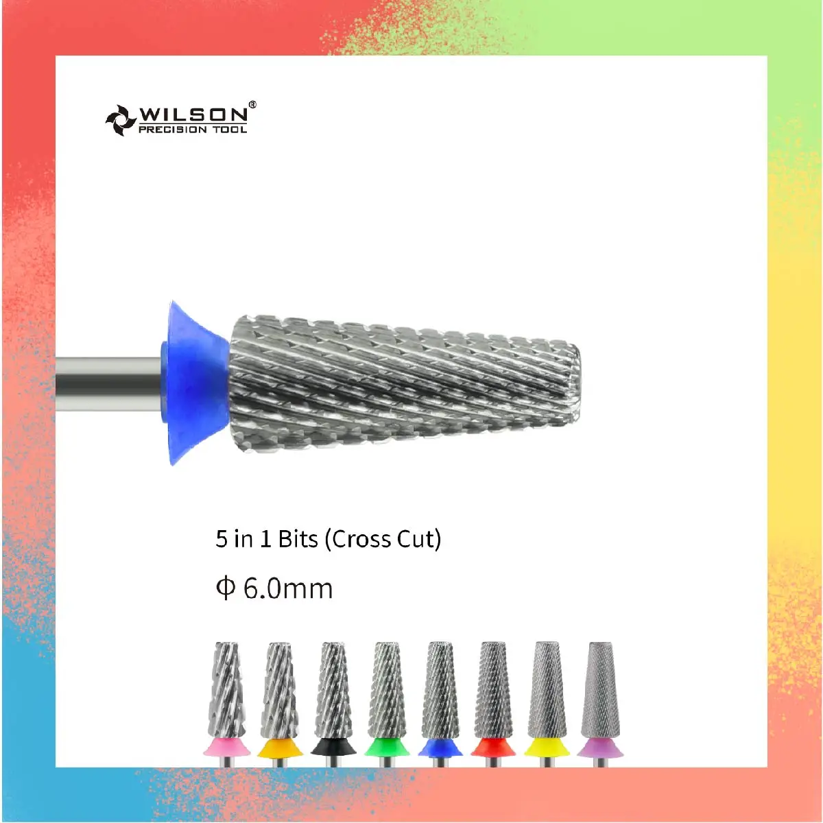 Top Trends: WILSON 6.0mm 5 In 1 Bits(Cross Cut)-Tools Nails Cutters For Manicure Drill Bits Nails Accessories Remove Hard Gel Free Shopping Shoppable Styles