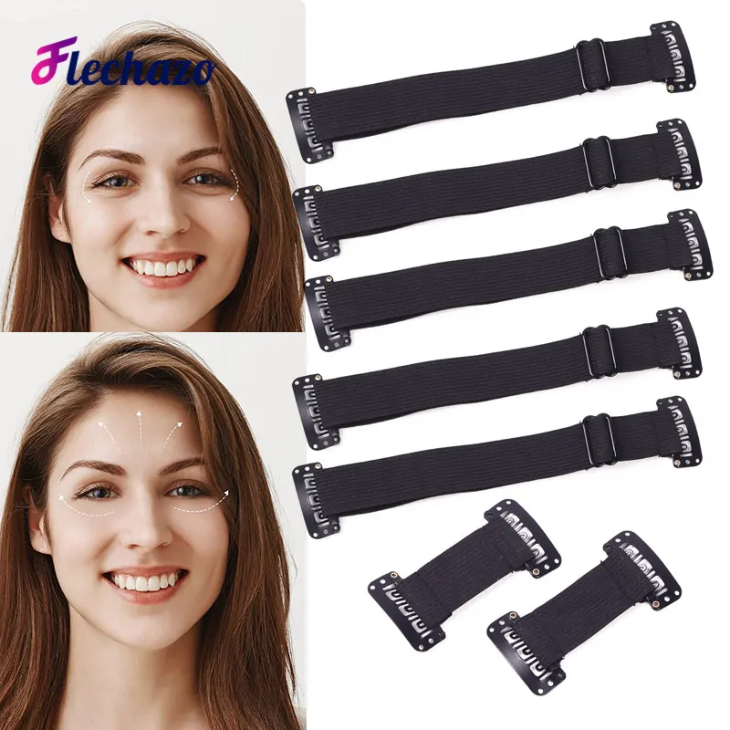 Top Trends: Face Lift Hair Band With Clips Invisible Facelift Stretching Straps Face Line Belt Face Slimming Bands Anti Wrinkles Makeup Tool Shoppable Styles