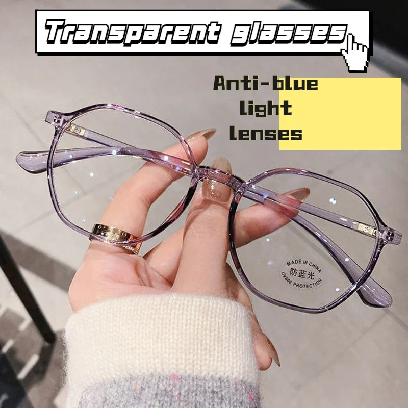 Top Trends: Prescription Glasses Transparent Reading Glasses Female High-definition Anti-blue Light Glasses For The Elderly Shoppable Styles