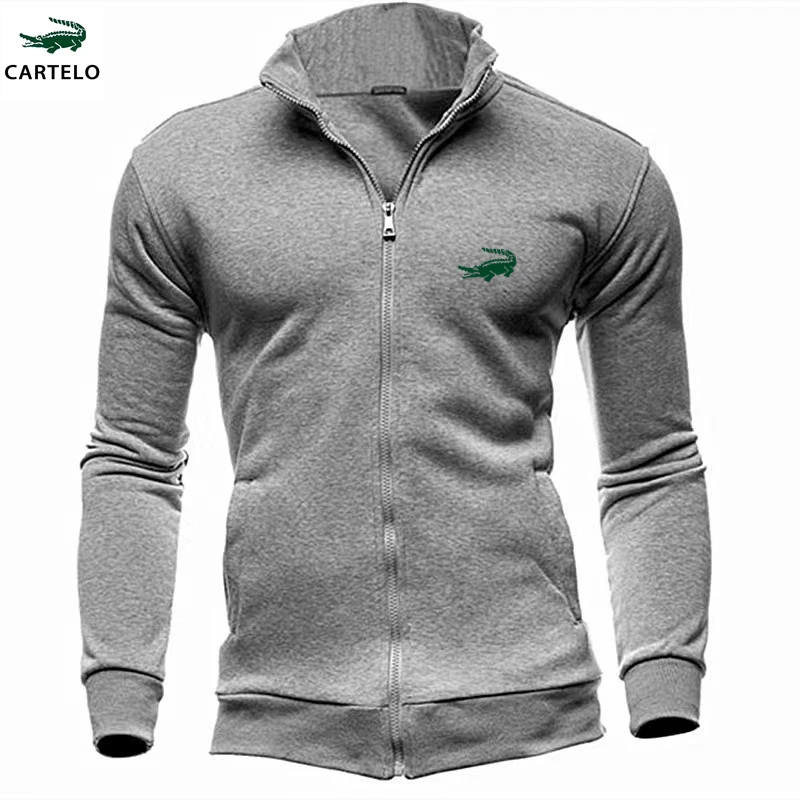 Top Trends: 2023 New Mens No Hoodies Sweatshirts Stand Collar Zipper Cardigan Brand Coats Men Sweatshirts For Male No Hooded Man Pullover Shoppable Styles