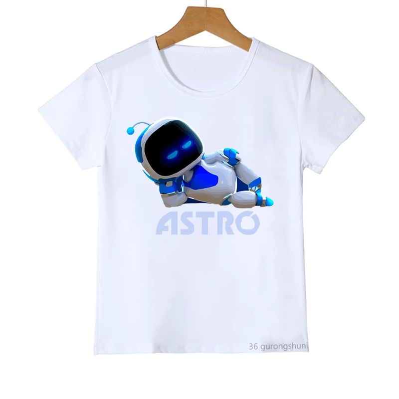 Top Trends: 2022 Boys T-Shirts Astros Playroom Cartoon Print Children&#039;S Tshirt Summer Casual Boys Clothes Toddler T Shirt Short Sleeve Tops Shoppable Styles