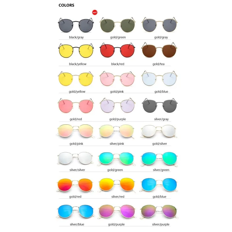 Top Trends: Luxury Vintage Polarized Round Sunglasses Women Brand Designer Fashion Mirror Sun Glasses Frame For Lady Eyewear Female UV400 Shoppable Styles - Image 6