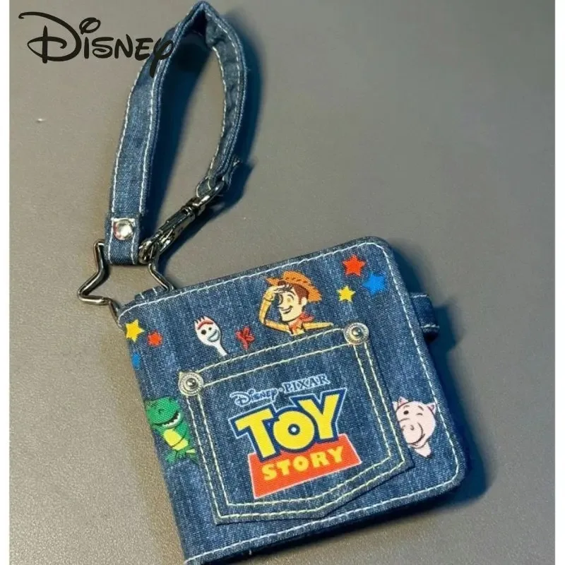 Top Trends: Disney New Multifunctional Card Bag Fashion High Quality Credit Card Storage Bag Denim Personalized Design Cool Bank Card Bag Shoppable Styles