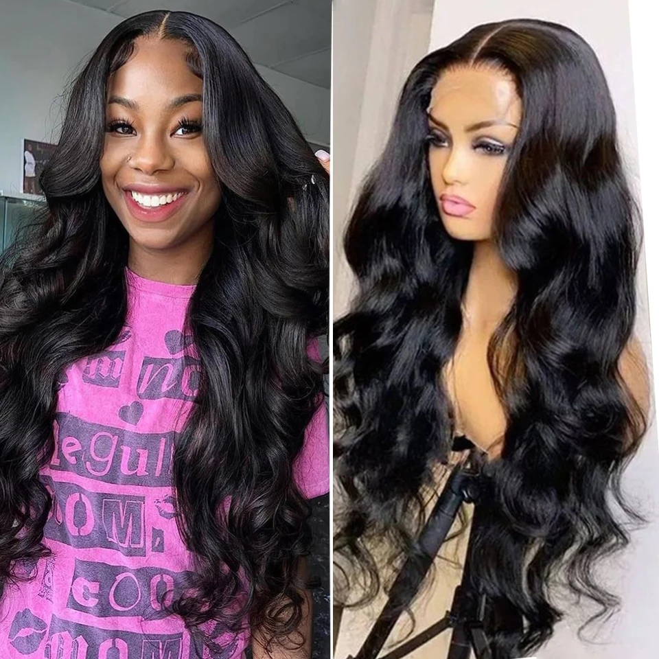 Top Trends: 13x4 Lace Frontal Human Hair Wig Body Wave Glueless Wig Human Hair Ready To Wear 4x4 Body Wave Lace Closure Wig Pre Cut Shoppable Styles