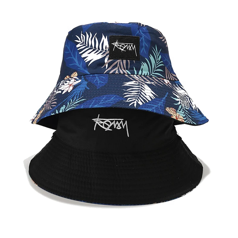 Top Trends: Large Brim Fisherman Hat Reversible Hawaii Korean Spring Summer Hat For Men Women Streetwear Panama Hat Bob Hiphop Buckets Cap Shoppable Styles