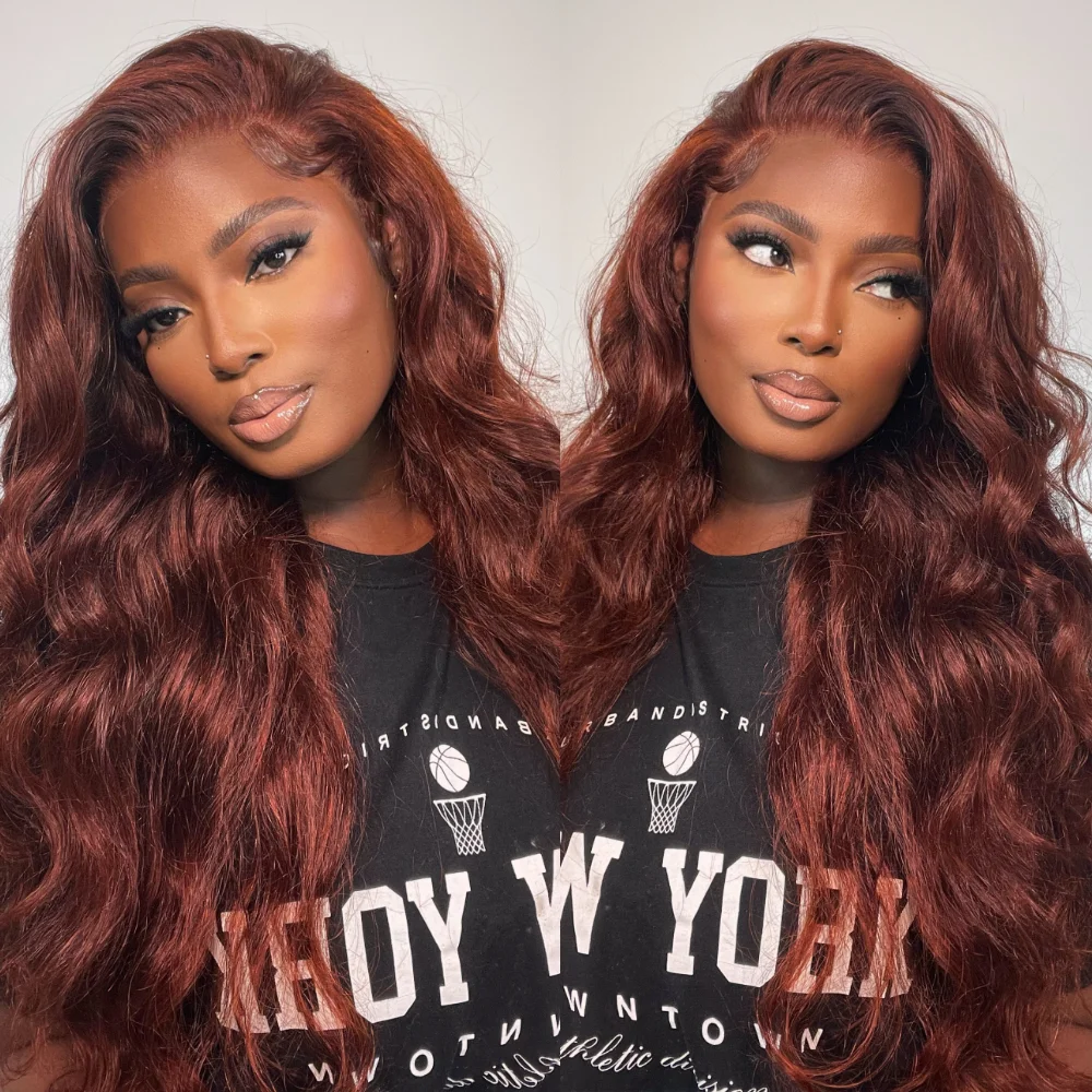 Top Trends: UNice Reddish Brown Body Wave 13x4 Lace Front Wig Human Hair Preplucked Lace Wig Pre-Cut 6x4.75 Lace Wear Go Glueless Wig Shoppable Styles