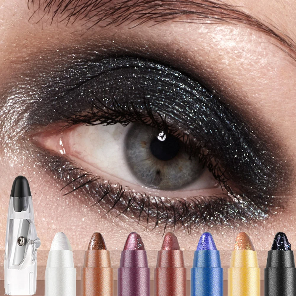 Top Trends: New Pearlescent Eyeshadow Pencil Glitter Silkworm Liner Pen Highlighter Long Lasting Matte Eye Shadow Stick Eyes Makeup Cosmetic Shoppable Styles