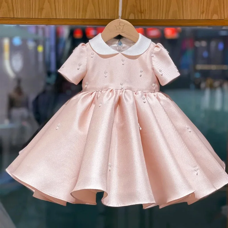 Top Trends: 2023 Children First Birthday Party Dresses For Baby Girls Princess White Gown Infant Wedding Vestidos Kids Girl Ceremonial Dress Shoppable Styles