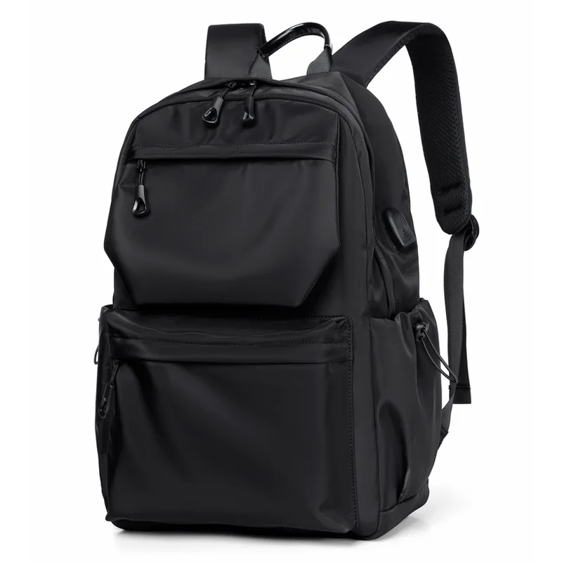 Top Trends: New Polyester Men&#039;s Backpack Large Capacity Student Schoolbag Laptop Bag Waterproof Travel Backpack Hot Sale Shoppable Styles