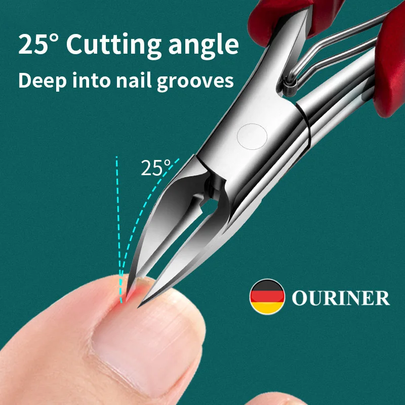 Top Trends: Toenail Ingrown Nail Clippers Cutter Stainless Steel Pedicure Tools Thick Toe Nail Correction Deep Into Nail Grooves Shoppable Styles