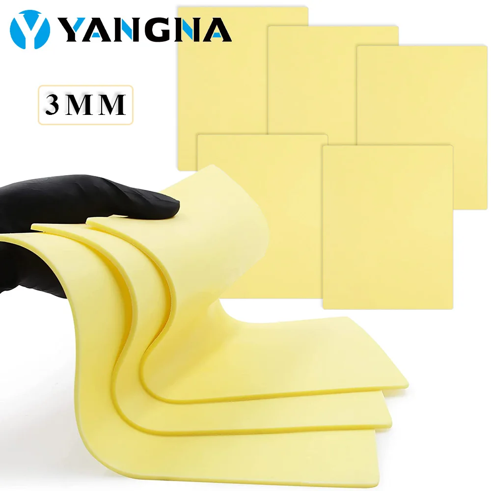 Top Trends: YANGNA 1 / 3 / 5 / 8 / 10pcs Tattoo Practice Skin 3MM Double Sides Silicone Big Blank Fake Skin Beginner Microblading Eyebrow Supply Shoppable Styles