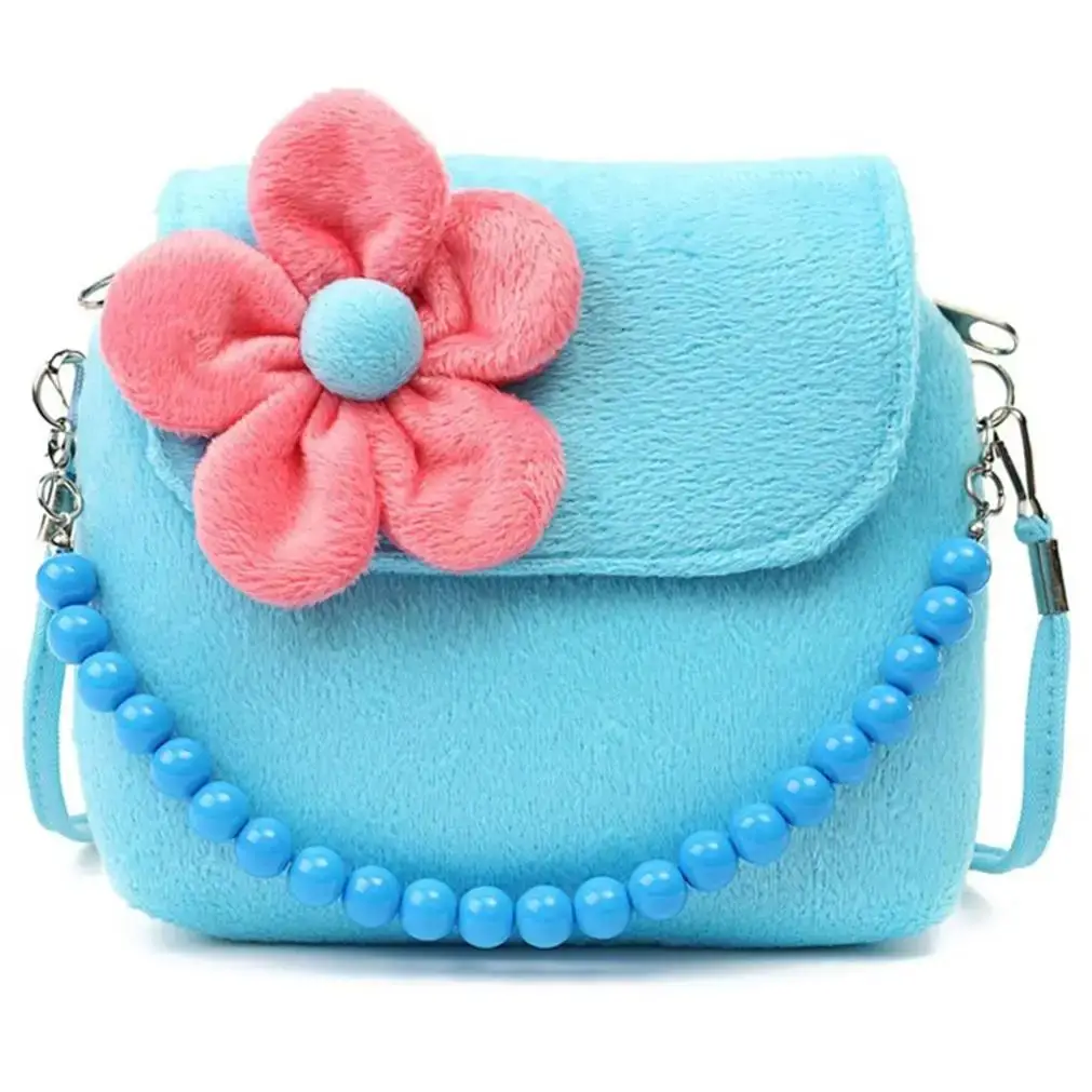 Top Trends: Cute Little Flower Children’s Shoulder Cross-Body Small Bag Change Toy Children’s Bag Bead Chain Bag Children’s Clutch Bag Shoppable Styles