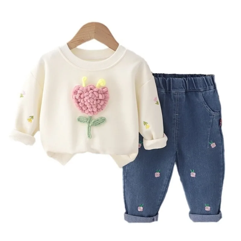 Top Trends: New Spring Autumn Baby Girls Clothes Children Boys Casual T-Shirt Pants 2Pcs / Sets Infant Outfits Toddler Costume Kids Tracksuits Shoppable Styles