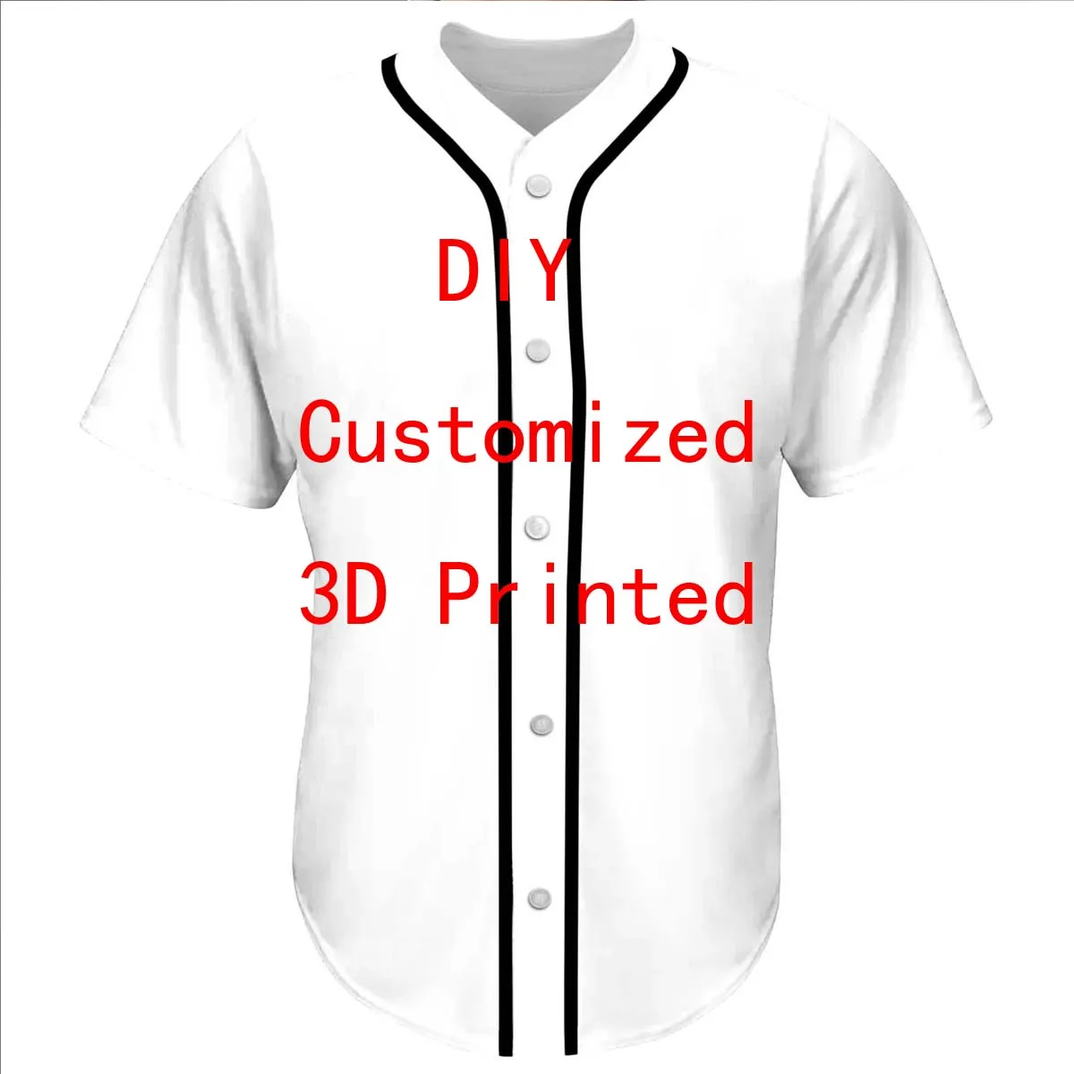 Top Trends: DropShipping VIP Link Tops DIY 3D Printed Shirts Personalized Baseball Jersey Shirts Baseball Shirt Women's Men's Shirt Shoppable Styles