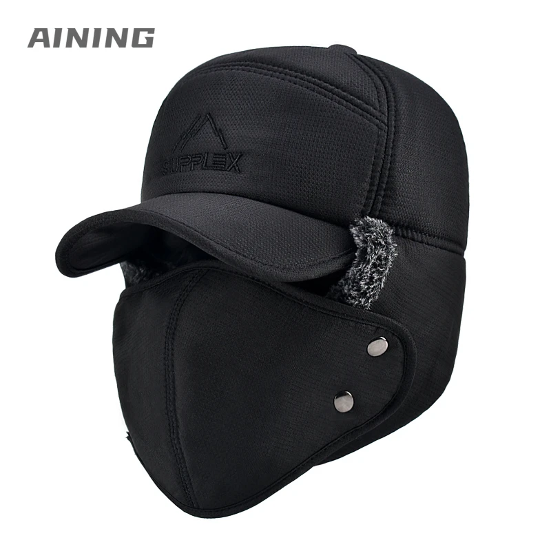 Top Trends: Wind Proof Pullover Cap In Autumn And Winter Men's Hat Lei Feng Hat Cycling Warm And Cold Proof Cotton Hat Peaked Cap Shoppable Styles - Image 6