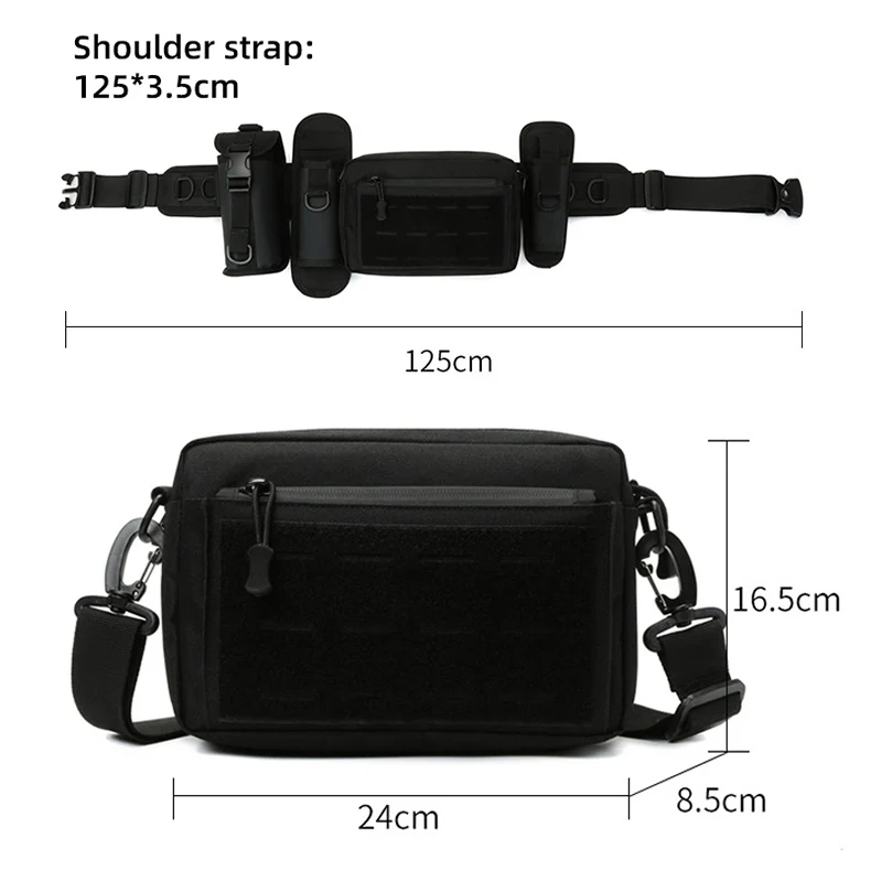 Top Trends: Tactical Military Waist Bags Belt Men's Waterproof Outdoor Multi-functional Pack Riding Lure Bag Male Insert Fishing Rod Y7A Shoppable Styles - Image 4