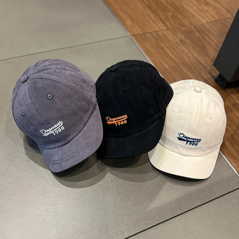 Top Trends: Letter Short Brim Baseball Cap Male And Female Trendy Brand Face-Looking Small Hat Spring And Summer Small Brim Peaked Cap Shoppable Styles