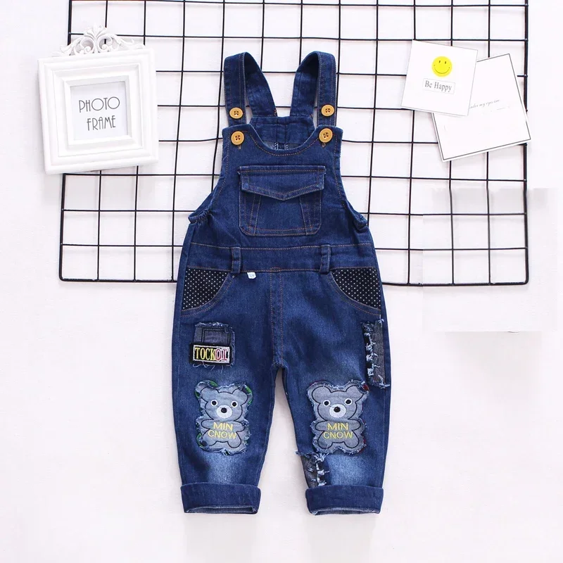 Top Trends: DIIMUU Kids Baby Boys Girls Clothes Jumpers Toddler Children Overalls Denim Suspender Pants Jumpsuit Trousers 1 2 3 4 Years Shoppable Styles - Image 6