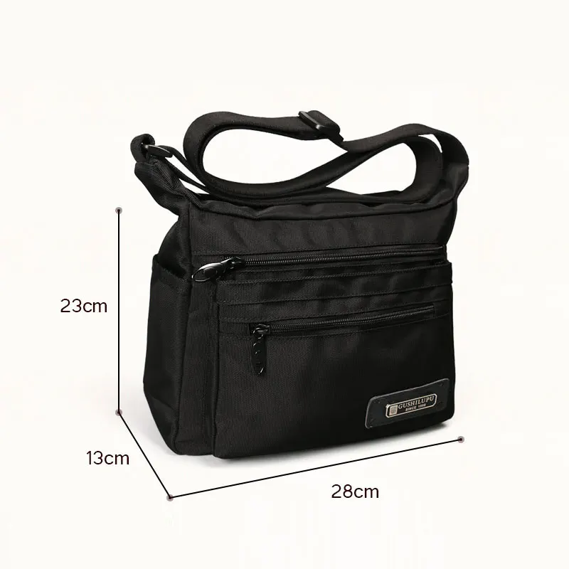 Top Trends: 2023New Men Fashion Shoulder Bags Waterproof Crossbody Bag Leisure Oxford Cloth Casual Travel Man Messenger Bag Shoppable Styles