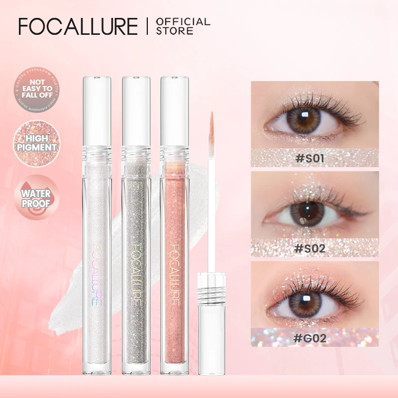 Top Trends: FOCALLURE Diamond Liquid Eyeshadow Waterproof Long-lasting Shimmer Glitter Eyeliner Pen Shiny Pigmented Eyes Makeup Cosmetics Shoppable Styles