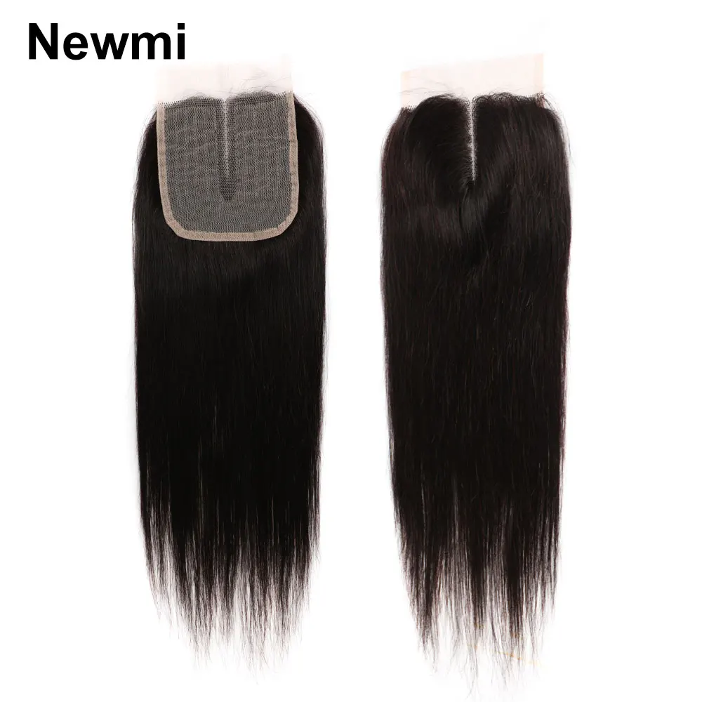 Top Trends: 4x4x1 T Lace Closure Human Hair Straight Hair Middle Part Human Hair Closure For Women Cheap PrePlucked Transparent Closure Shoppable Styles