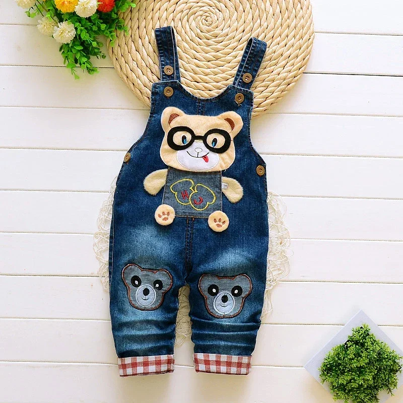 Top Trends: DIIMUU Kids Baby Boys Girls Clothes Jumpers Toddler Children Overalls Denim Suspender Pants Jumpsuit Trousers 1 2 3 4 Years Shoppable Styles - Image 4