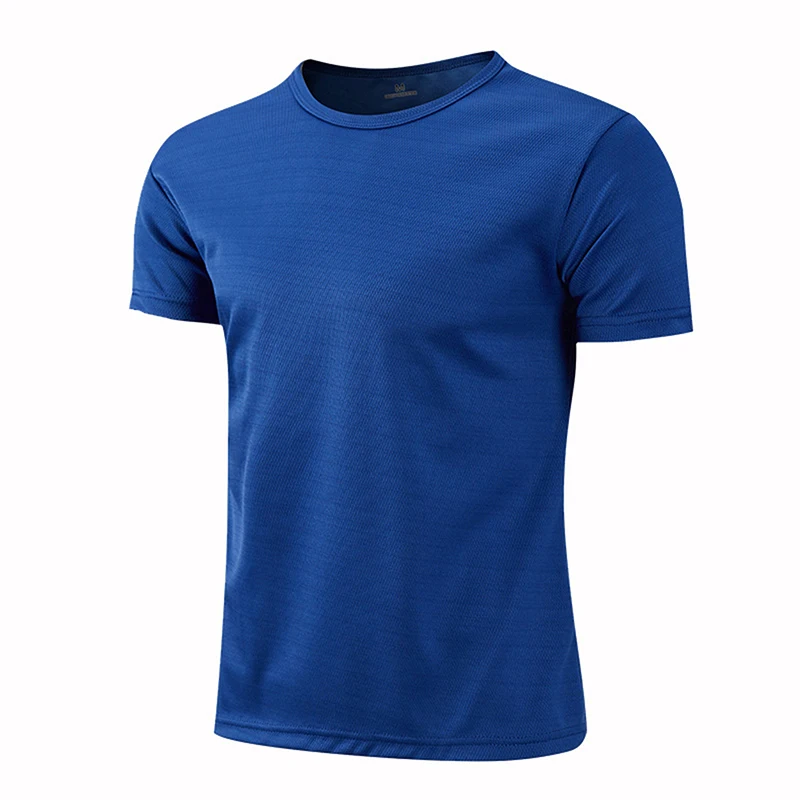 Top Trends: T-shirt Gym Jerseys Fitness Shirt Trainer Running T-shirt Men Breathable Sportswear Class Service Quick-drying Round Neck Sport Shoppable Styles - Image 2