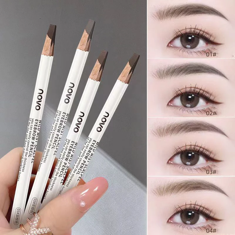 Top Trends: NOVO Eyebrow Pencil High Quality Professional Waterproof Tattoo Eyebrow Branded Makeup Products Long Lasting Permanent Free Ship Shoppable Styles