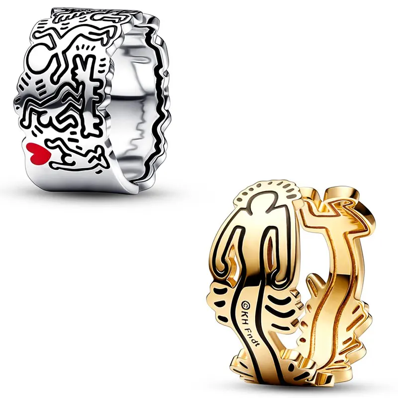 Top Trends: 925 Sterling Silve Rings For Women Wholesale Popular Love And People Rings For Women Jewelry Making Dorpshipping Rings 2022 New Shoppable Styles